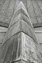Abstract Brutalist Architecture Detail