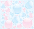 Abstract bubble soap illustration