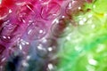 Abstract Bubble Wrap Colour Watercolour Rainbow Packaging Background Royalty Free Stock Photo