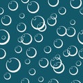 Abstract bubbles background. Seamless.