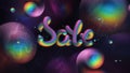 Abstract bubbles light background Sale