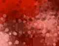 The abstract red bubble chaos image