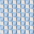 Abstract bulging rhombus tiles - Decorative patterns - Interior wall decoration - seamless background