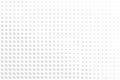 Abstract bumpy surface texture of gradient white and gray round dots. Vector illustration, EPS10.
