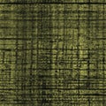 Abstract olive green burlap fabric background.