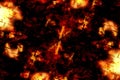 Abstract burning background