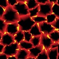 Abstract burning coal seamless