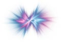Abstract burst of pink and blue light energy Royalty Free Stock Photo