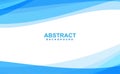 Abstract business background banner beautiful blue wave Royalty Free Stock Photo