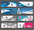 Abstract Business Banner Template Royalty Free Stock Photo
