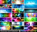 Abstract Business Card Collection- Set 3 Royalty Free Stock Photo