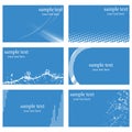 Abstract business card templates