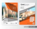 Abstract business and corporate cover design
