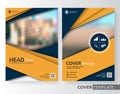 Abstract business and corporate cover design