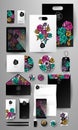 Abstract business set. Corporate identity templates Royalty Free Stock Photo