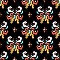 Abstract Butterflies Autumn themed Pattern