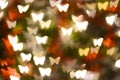 Abstract butterfly shape bokeh for background Royalty Free Stock Photo