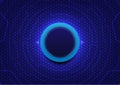 Abstract button and technology.Futuristic dashboard tech circle background