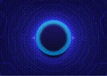 Abstract button and technology.Futuristic dashboard tech circle background