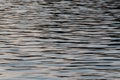 Abstract calm scene of water ripples on surface at dusk, nature detail