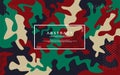 Abstract camo modern background