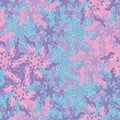 An abstract camo style seamless vector pattern