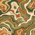 Abstract Camouflage Pattern in Earth Tones for Background Design Royalty Free Stock Photo