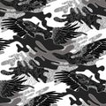 Abstract camouflage pattern