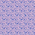 Abstract camouflage seamless pattern. Bold color leopard or ocelot print allover