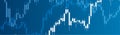 Abstract candlestick financial charts background