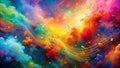 An Abstract Canvas Exploring the Language of Color and Form AI Generated Royalty Free Stock Photo