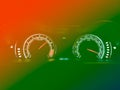 Abstract car speedometer Royalty Free Stock Photo