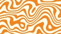 Abstract caramel pattern. Striped wavy peanut butter background. Vector banner with toffee texture.