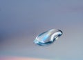 Abstract CD reflection background with water droplets Royalty Free Stock Photo
