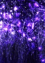 Sparkly purple explosion fireworks celebration concept background Royalty Free Stock Photo