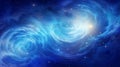 Abstract celestial background swirling galaxies energy Royalty Free Stock Photo