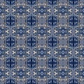 Abstract celestial blue seamless pattern. Skiey background. Royalty Free Stock Photo