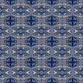 Abstract celestial blue seamless pattern. Skiey background. Royalty Free Stock Photo
