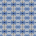 Abstract celestial blue seamless pattern. Skiey background.