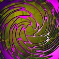 Abstract cellular spiral structure