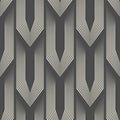 Abstract Celtic Background. Seamless Hauberk Pattern