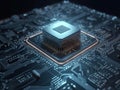 Abstract central computer processors concept Royalty Free Stock Photo
