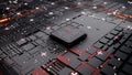 Abstract Central Computer Processors Concept