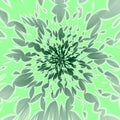 Abstract centralized greenish background