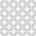 Abstract chain seamless pattern, Loop or ring rectangle Interlocking pattern background, Retro pattern, Vector