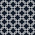 Abstract chain seamless pattern, Loop or ring rectangle Interlocking pattern background, Retro pattern, Vector
