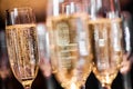 Abstract Champagne Glasses Royalty Free Stock Photo