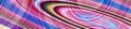 Abstract chaotic panorama banner in pink and blue Royalty Free Stock Photo