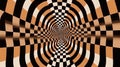 Abstract checkered background in brown and black colors. Computer generated graphics.