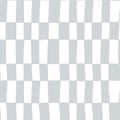 Abstract checkered groovy seamless pattern. Grey and white retro wavy vertical rectangle texture, hand drawn striped Royalty Free Stock Photo